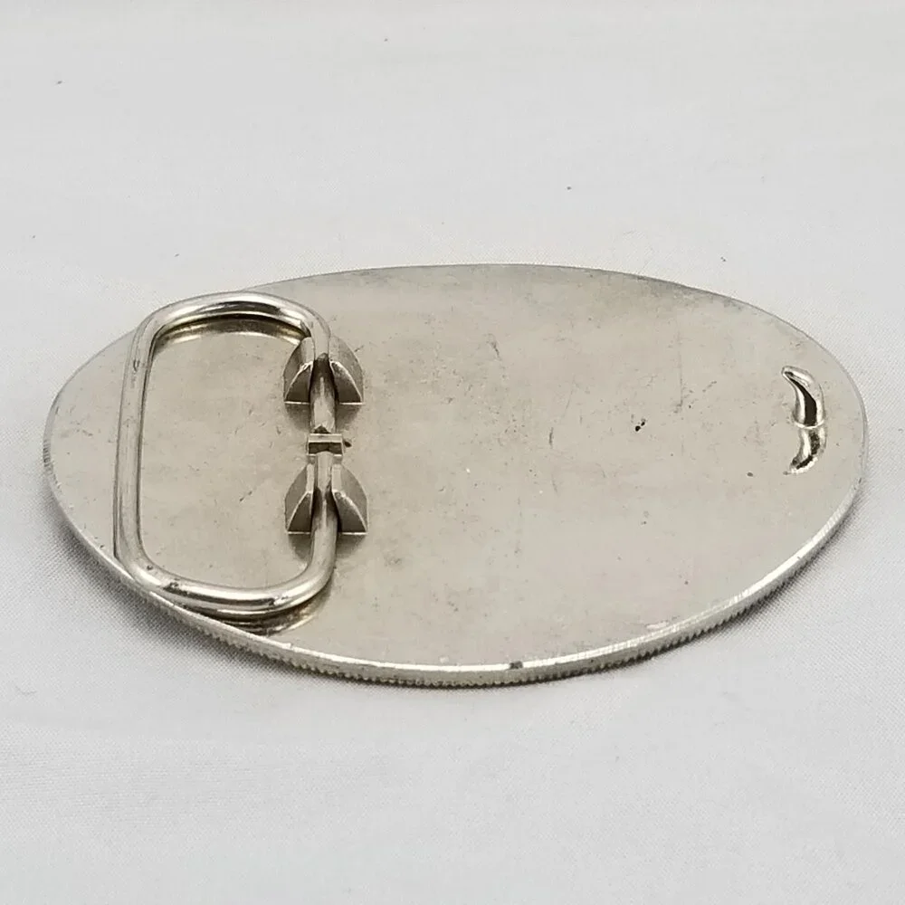 North American Hunting Club Belt Buckle – Eagle with Rifle & Shotgun Life Member